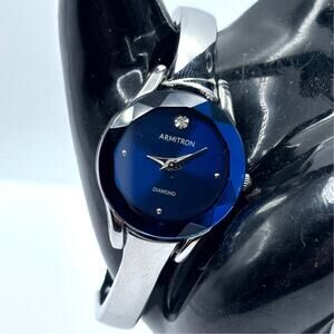 Stunning Silver & Blue Armitron Watch